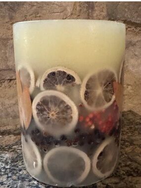🔥LUXURY Botanical  Candle Large Rosy Rings Bay Garland NEW 200 hours Price Firm